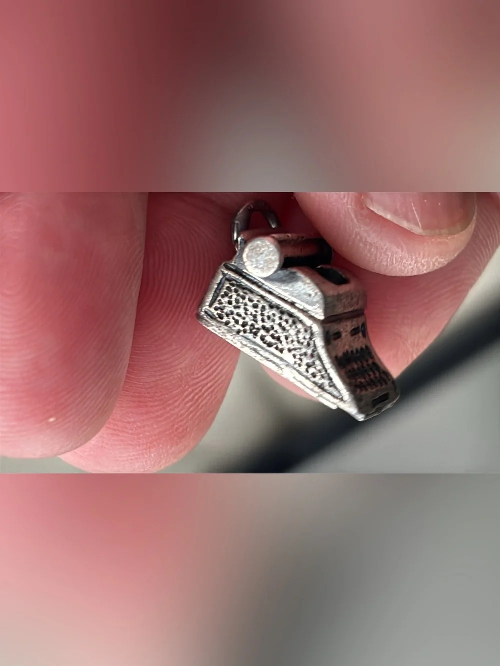 Vintage Danecraft Sterling Silver Type Writer Charm